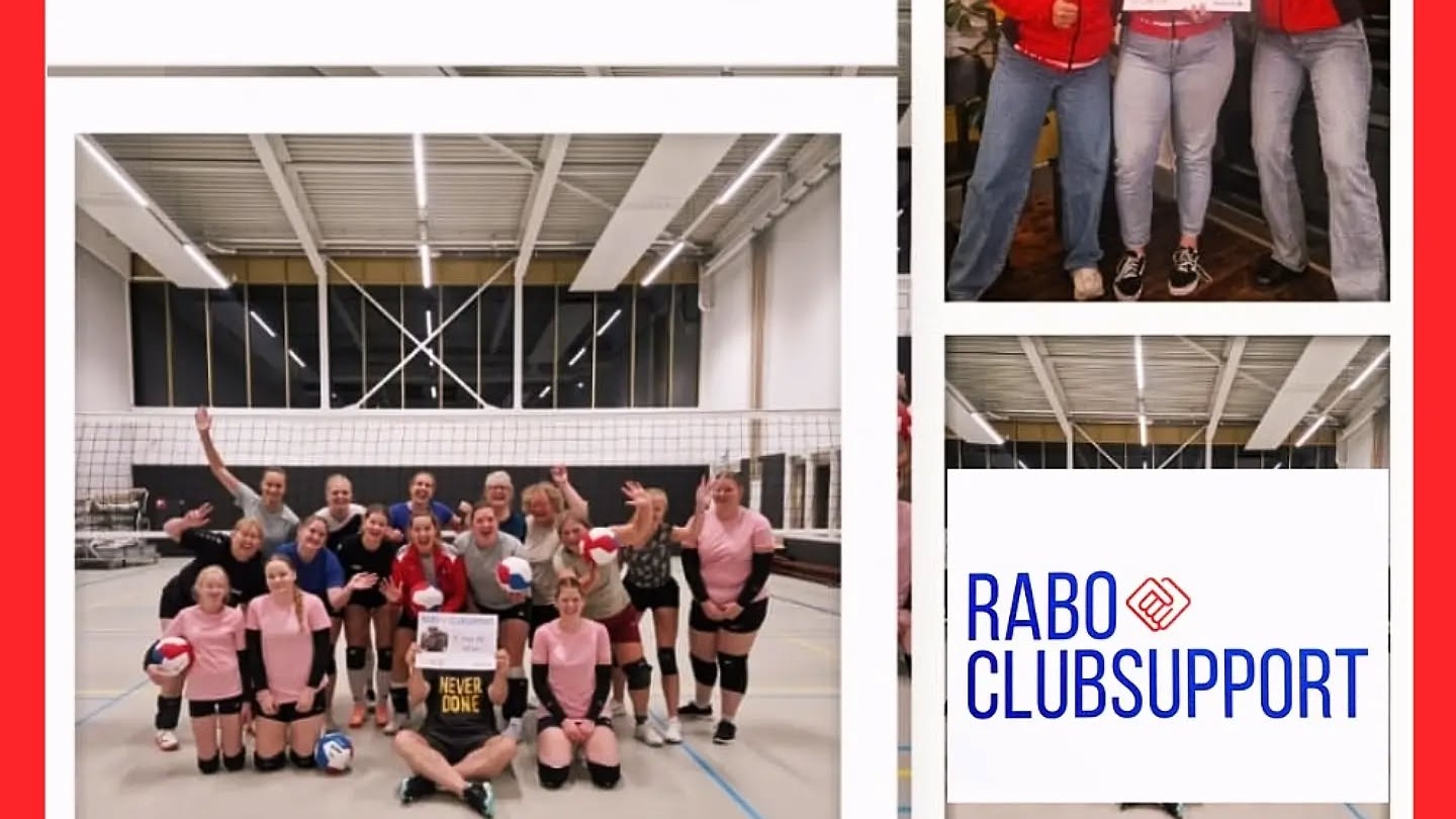 Rabo ClubSupport 2026: dankzij jullie stemmen een prachtige cheque!